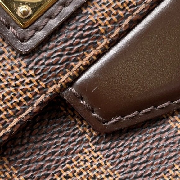 LOUIS VUITTON Busza Roseberry Damier Ebene Canvas Red N41178 - Picture 8 of 15